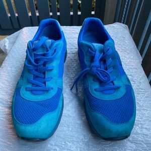 ecco blue shoes